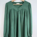 Featured thumbnail for Blouse fluide verte