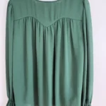 Thumbnail for Blouse fluide verte
