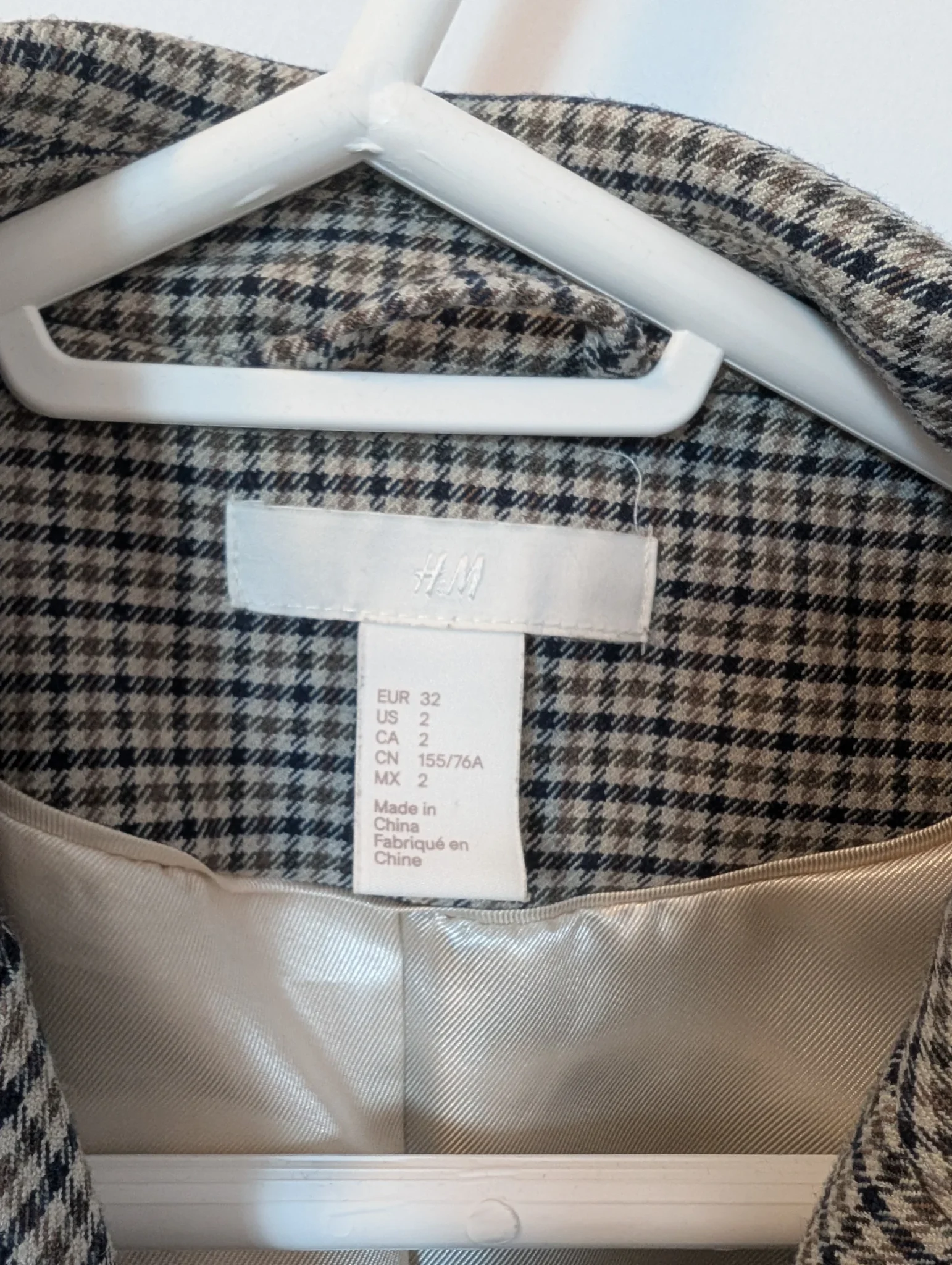 Image for HM/Veston Carreauté Sz 2