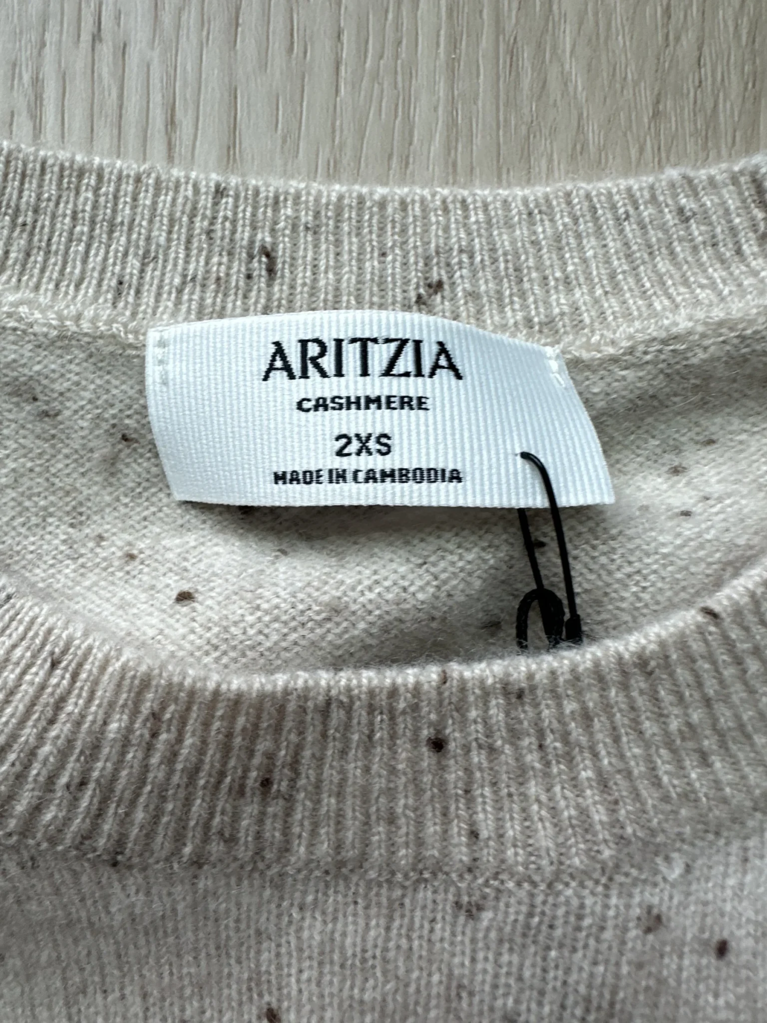 Image for Aritzia Cashmere Crew Sweater 2XS