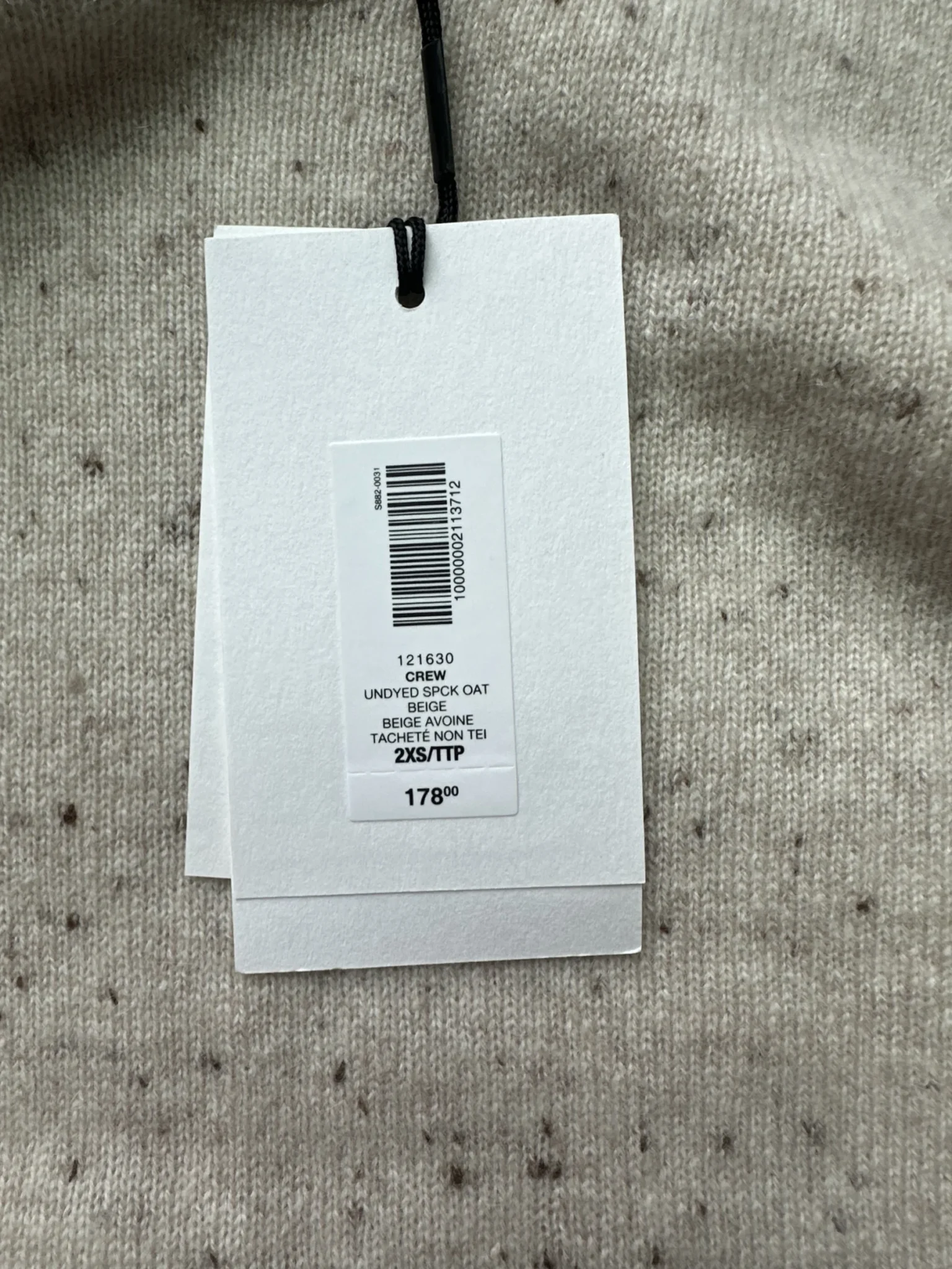 Image for Aritzia Cashmere Crew Sweater 2XS