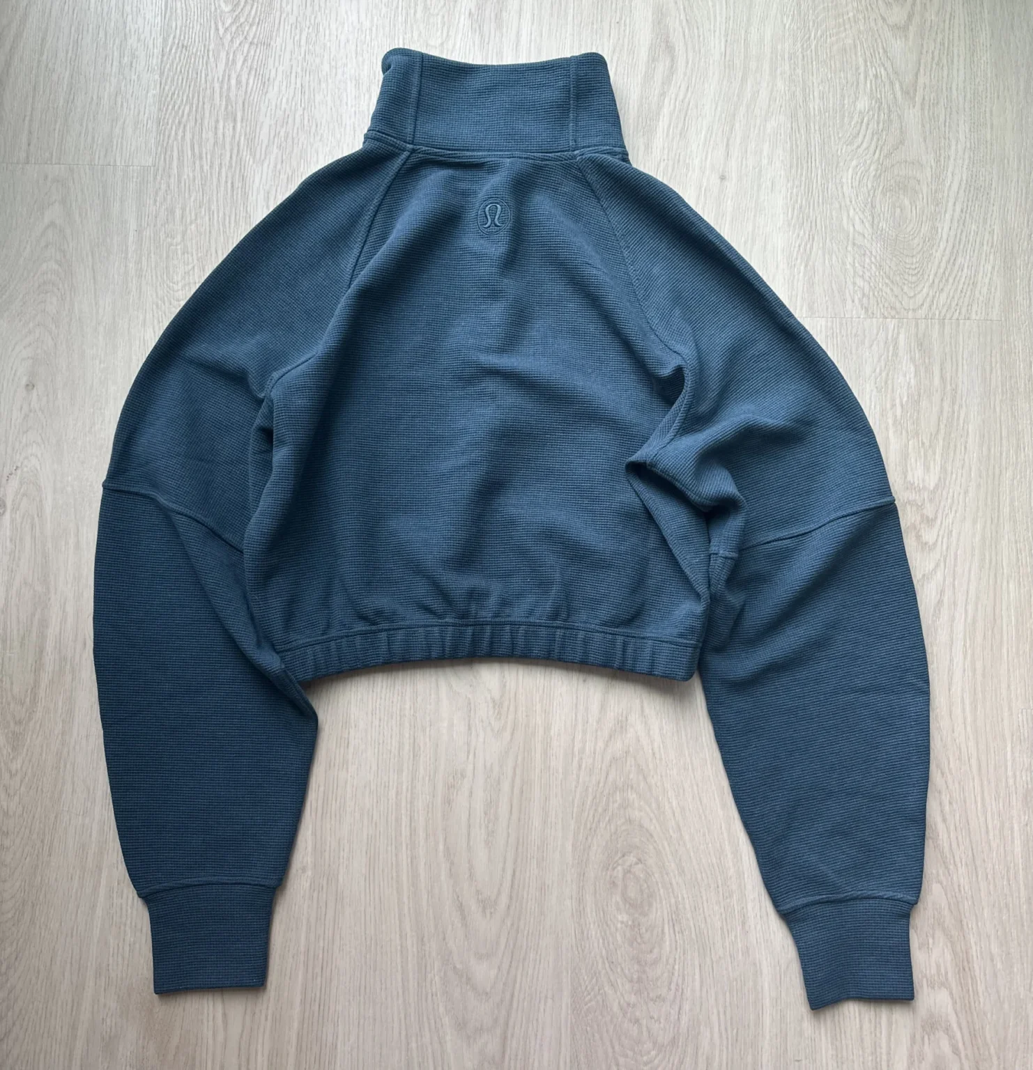 Image for Lululemon Scuba Cropped Funnel-Neck Half Zip XS