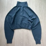 Thumbnail for Lululemon Scuba Cropped Funnel-Neck Half Zip XS