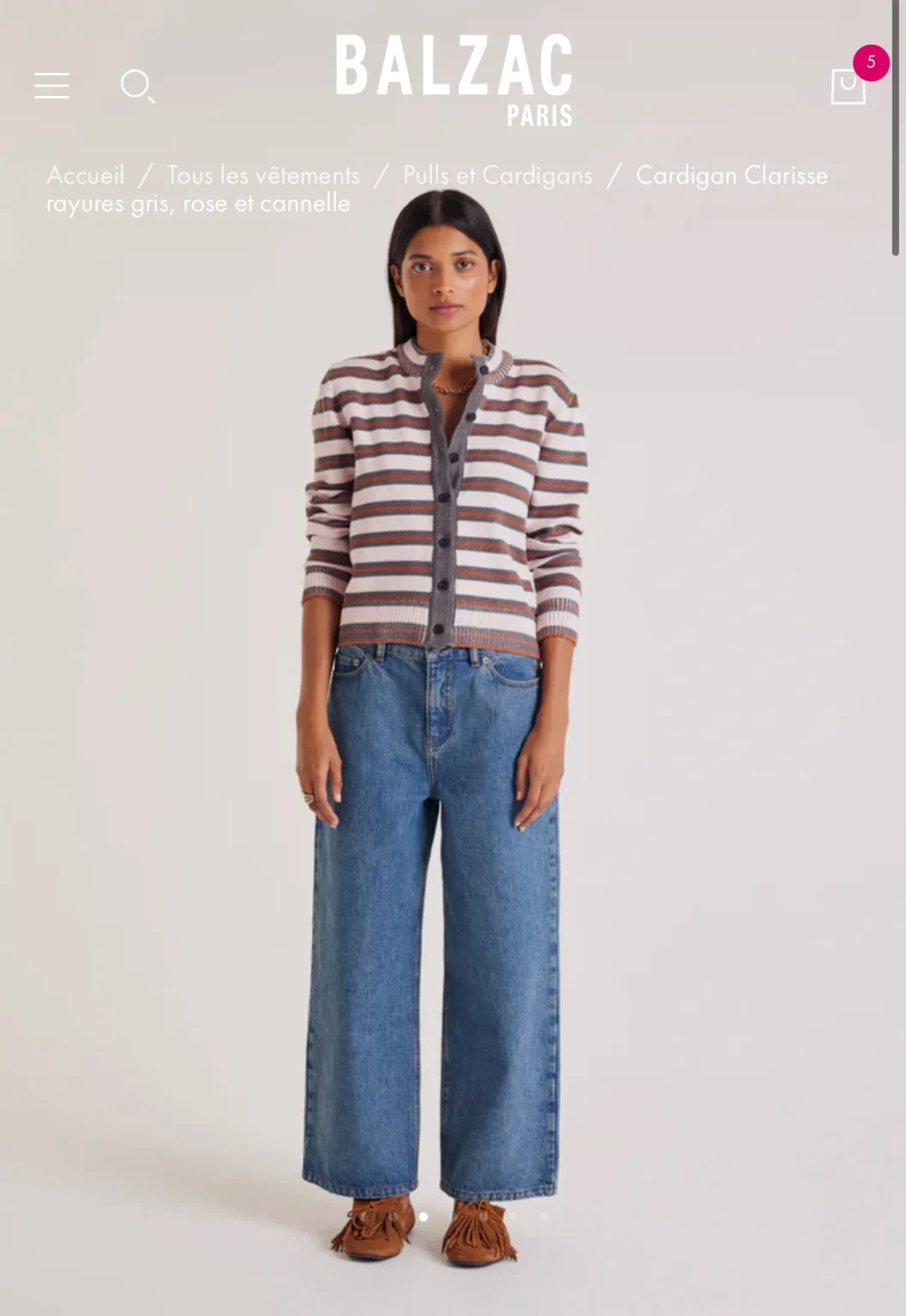 Image for Balzac Clarisse Cardigan XS