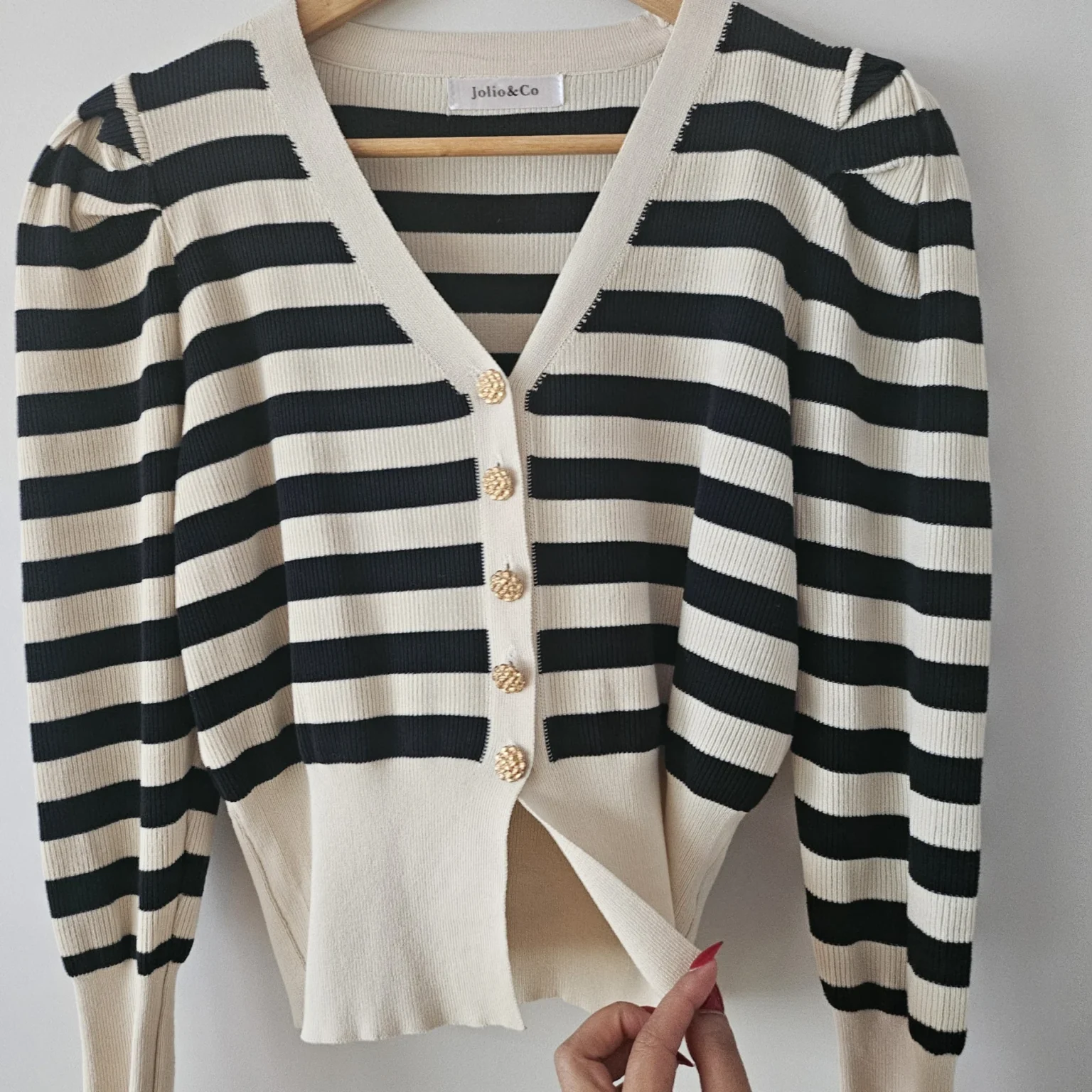 Image for Cardigan avec boutons dorés