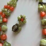 Thumbnail for Collier & boucle d’oreille vintage