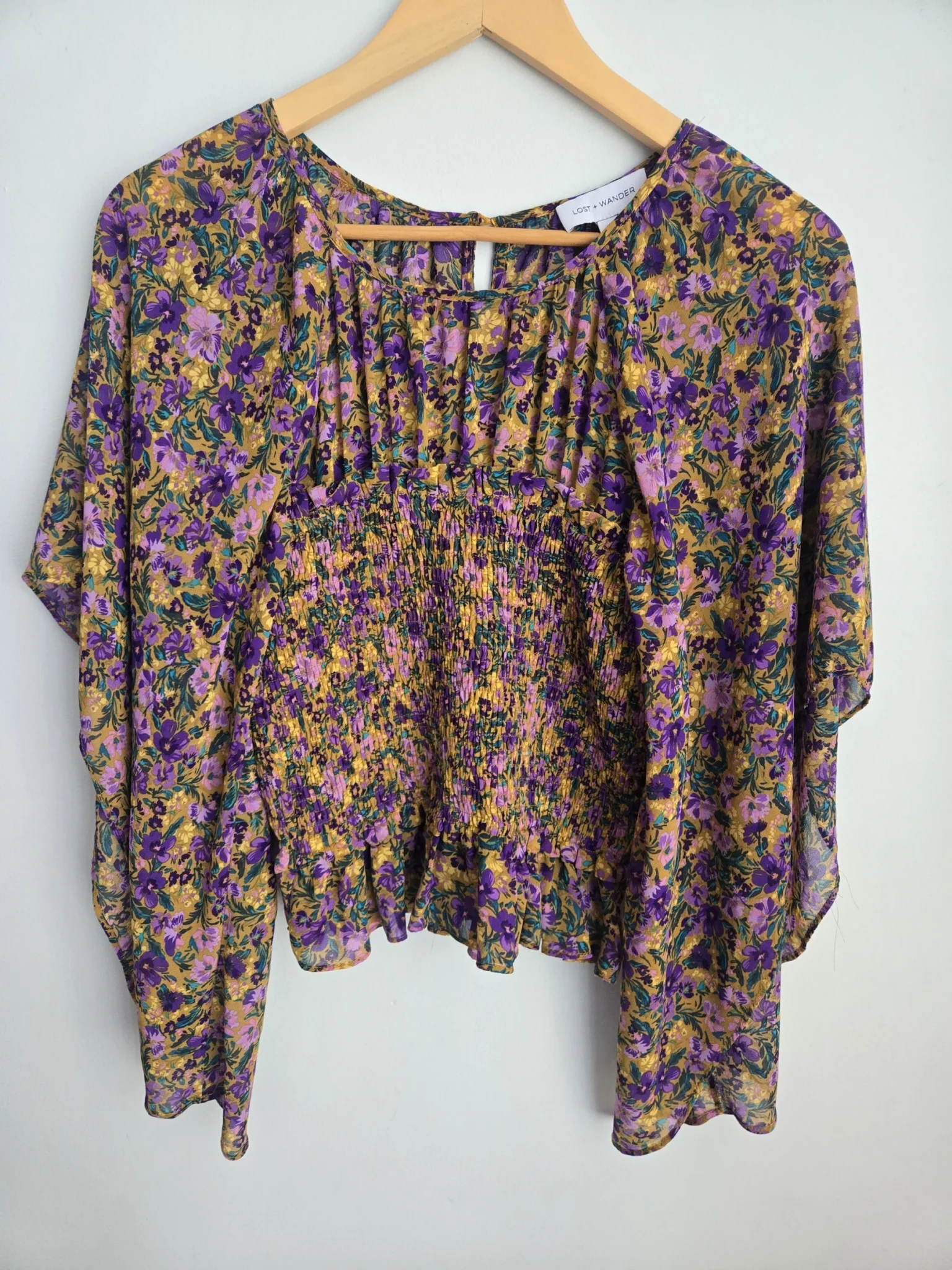 Featured image for Lost + Wander floral blouse