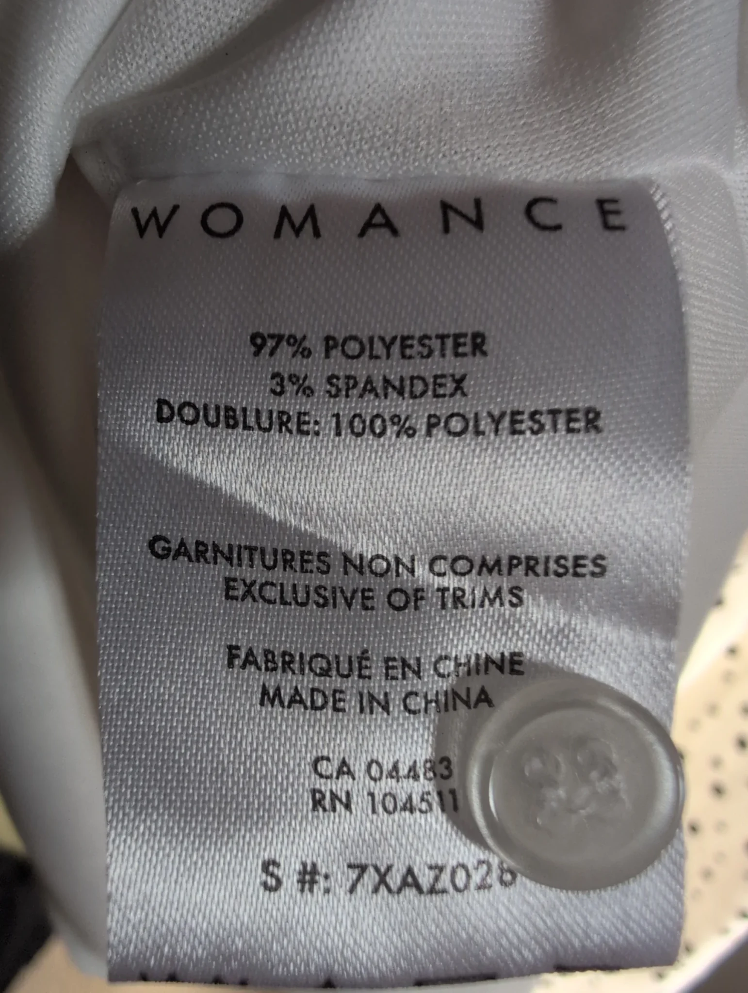Image for Robe Womance
