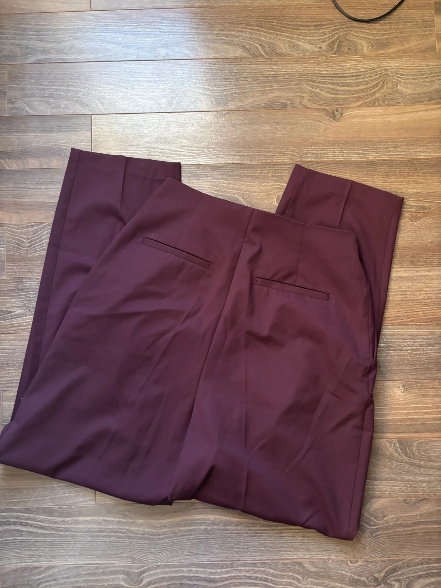 Image for Pantalon paper bag à pinces