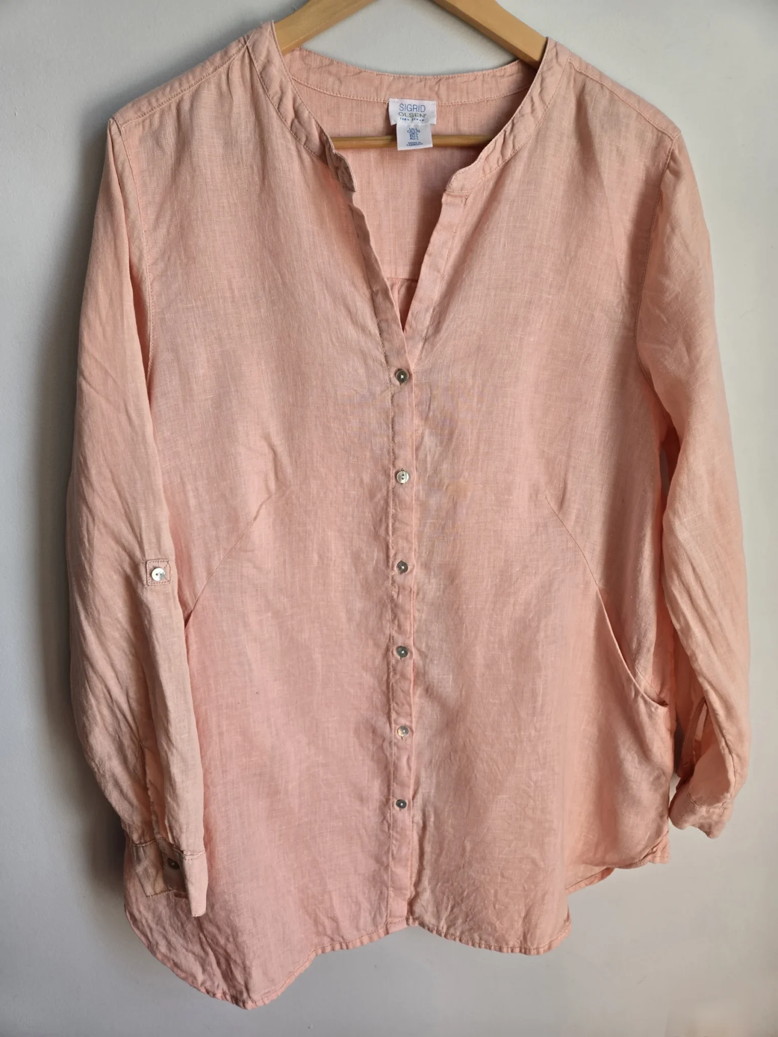 Featured image for Olsen linen shirt-jacket