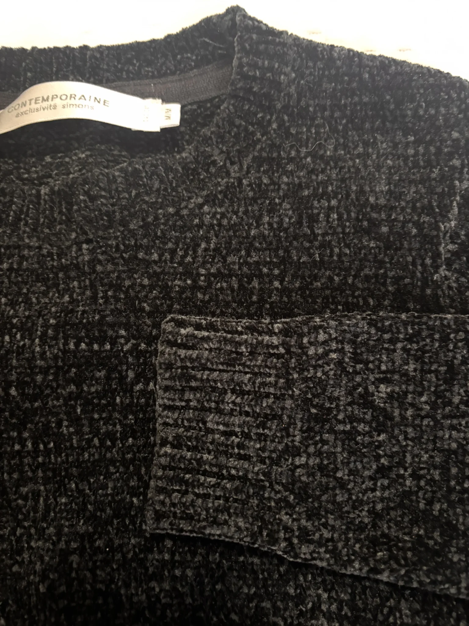 Image for Pull en tricot chenille