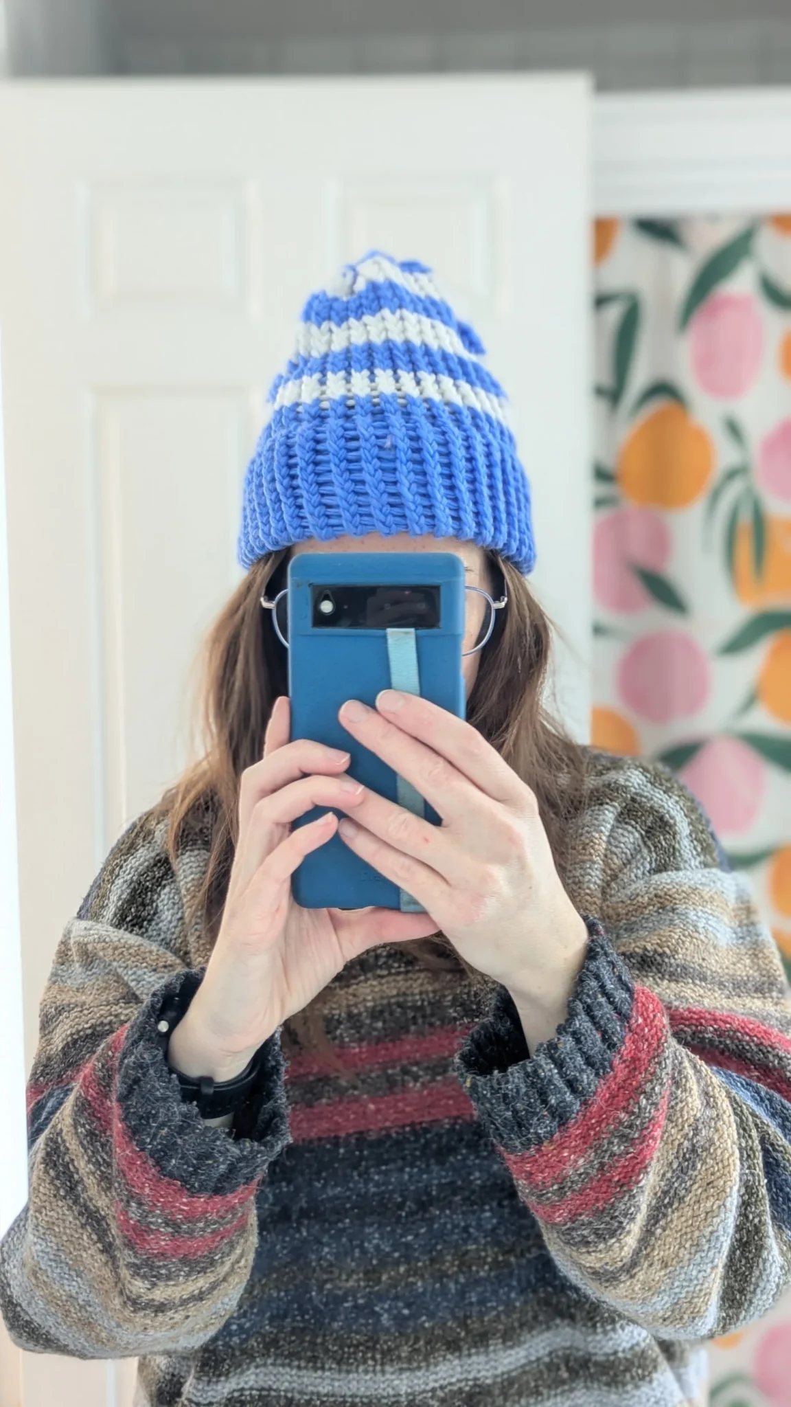Image for Tuque lignée 🤍💙