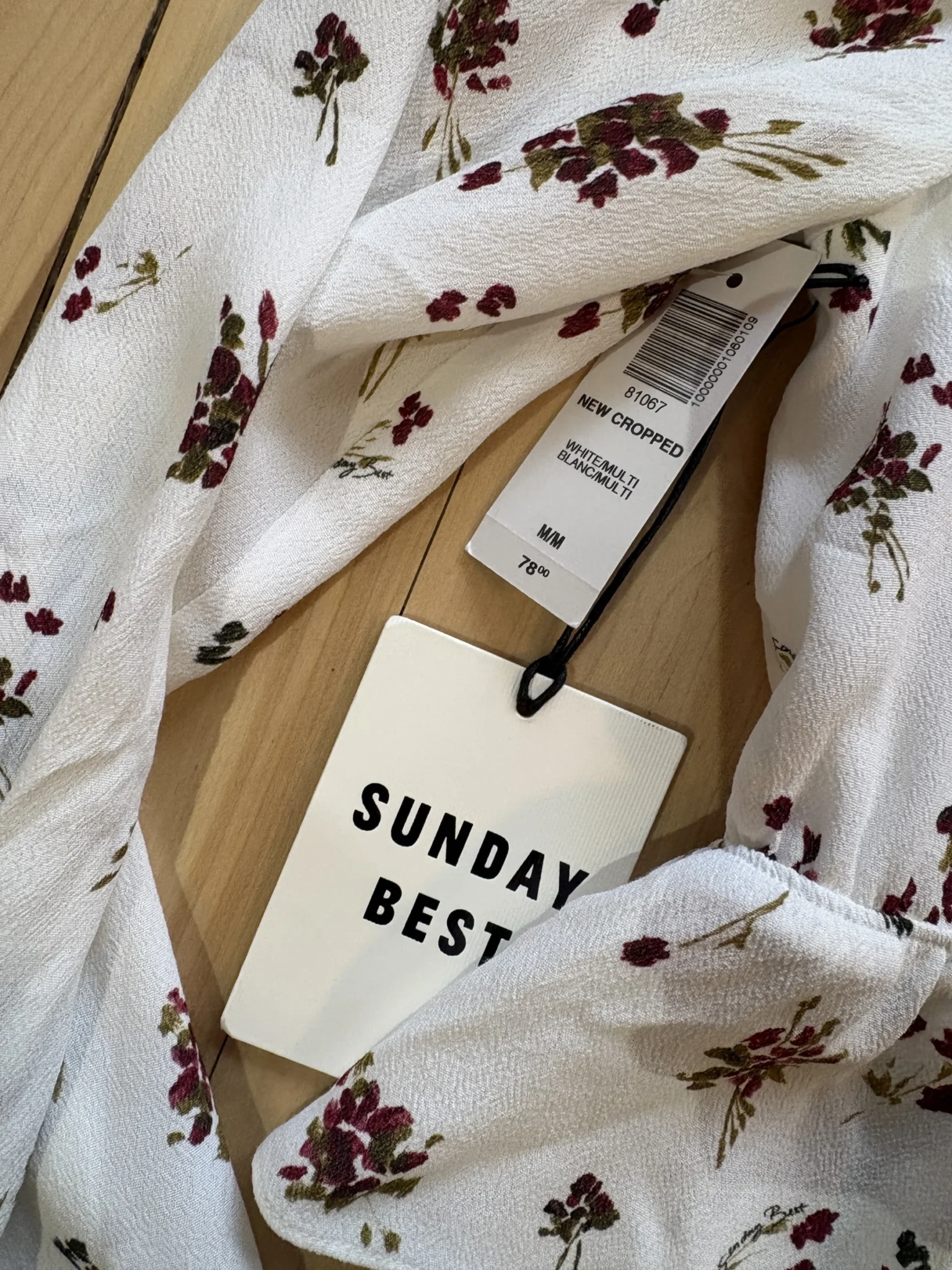 Image for Aritzia cropped blouse 🌸