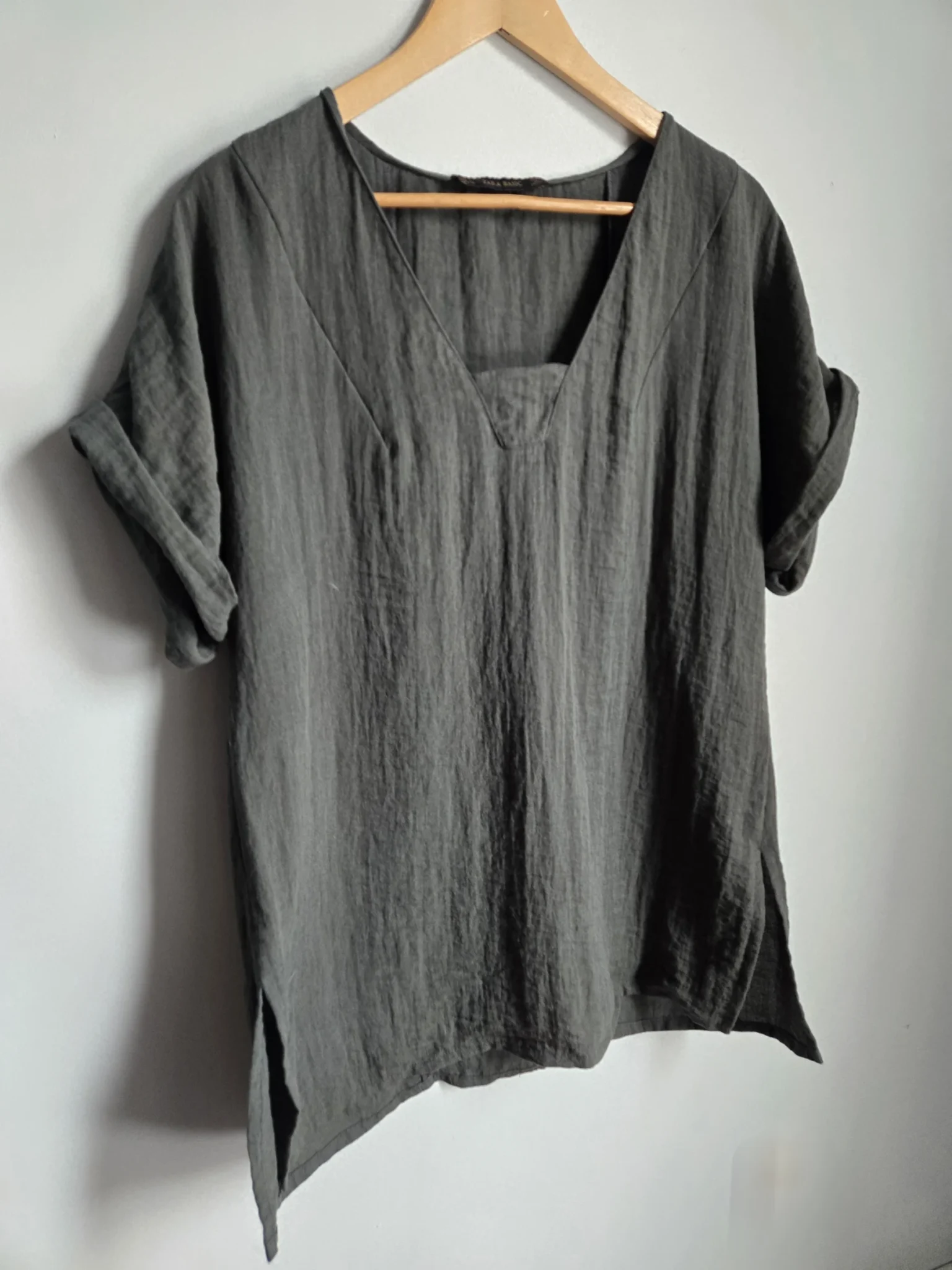 Featured image for Tunic with trapeze neckline Zara