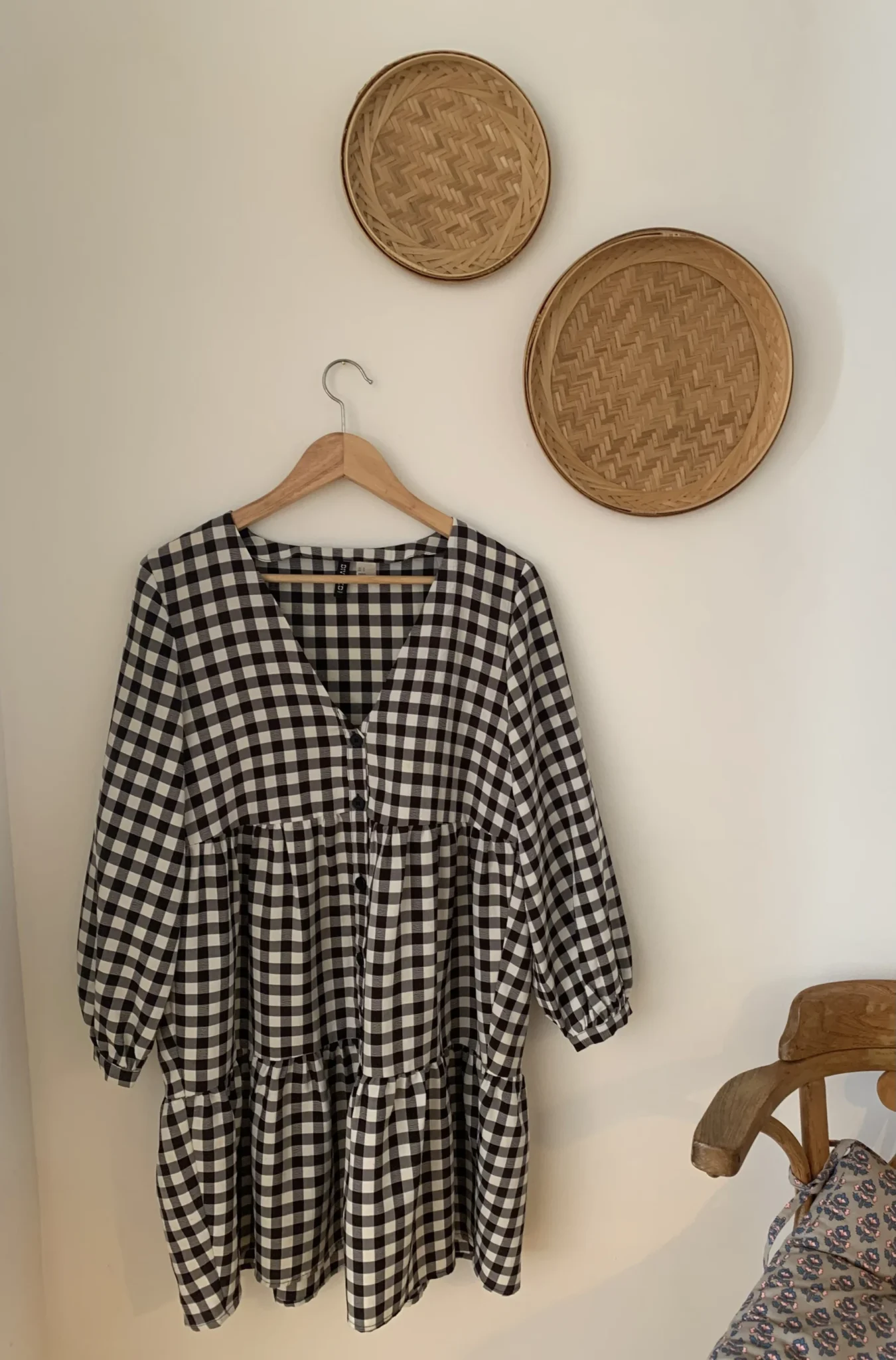 Featured image for Robe bohème imprime vichy