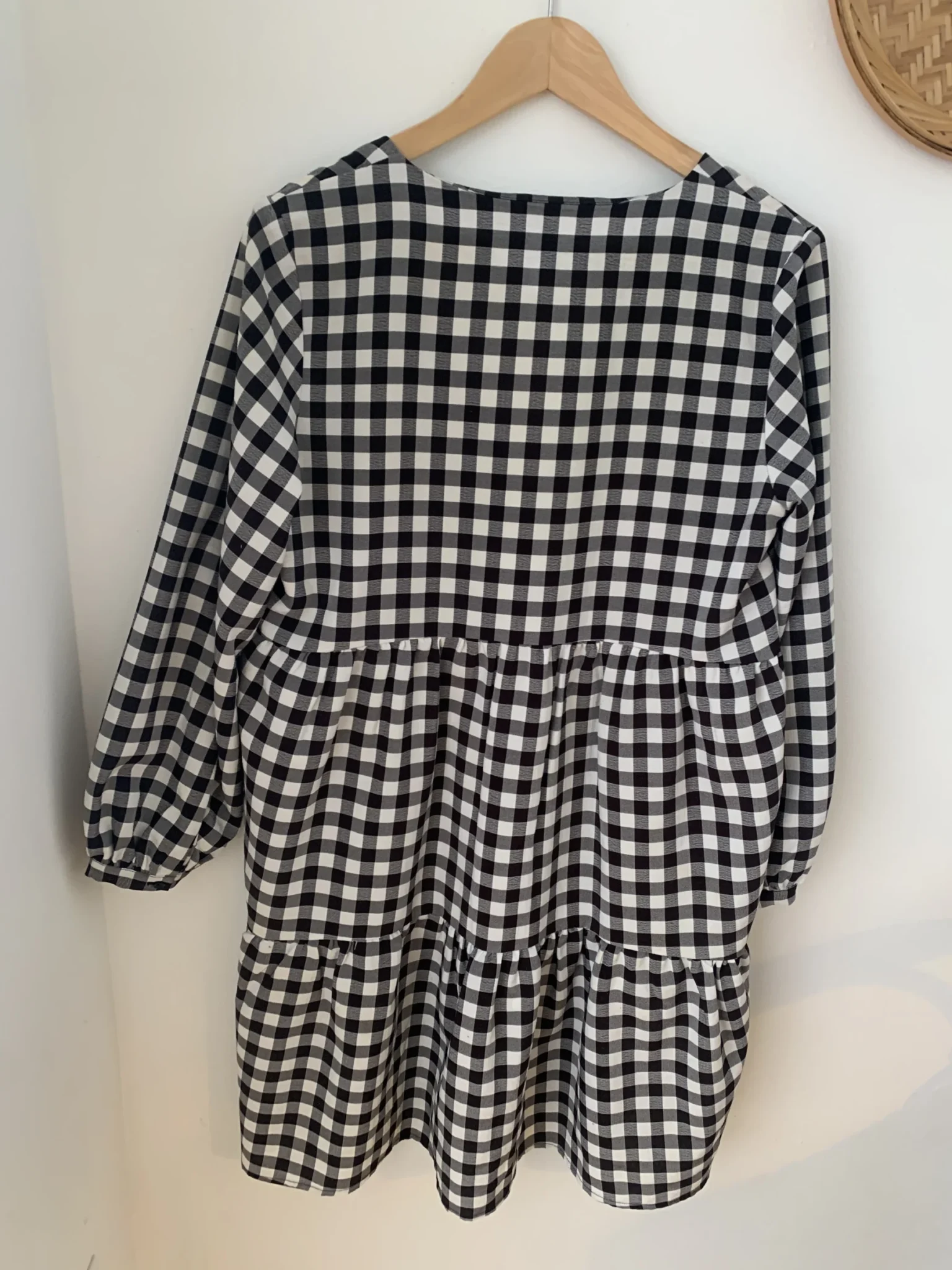 Image for Robe bohème imprime vichy