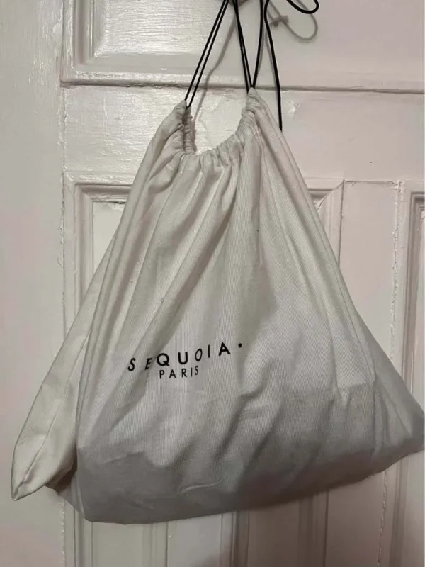 Image for Large black and grey leather bag by Séquoia