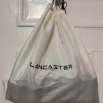 Thumbnail for Petit sac cuir bleu roi marque Lancaster