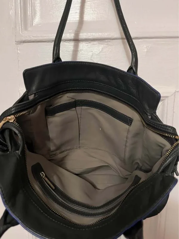 Image for Sac cuir croco marque Lancaster