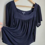 Featured thumbnail for Lucky Brand lightweight square neck T-shirt