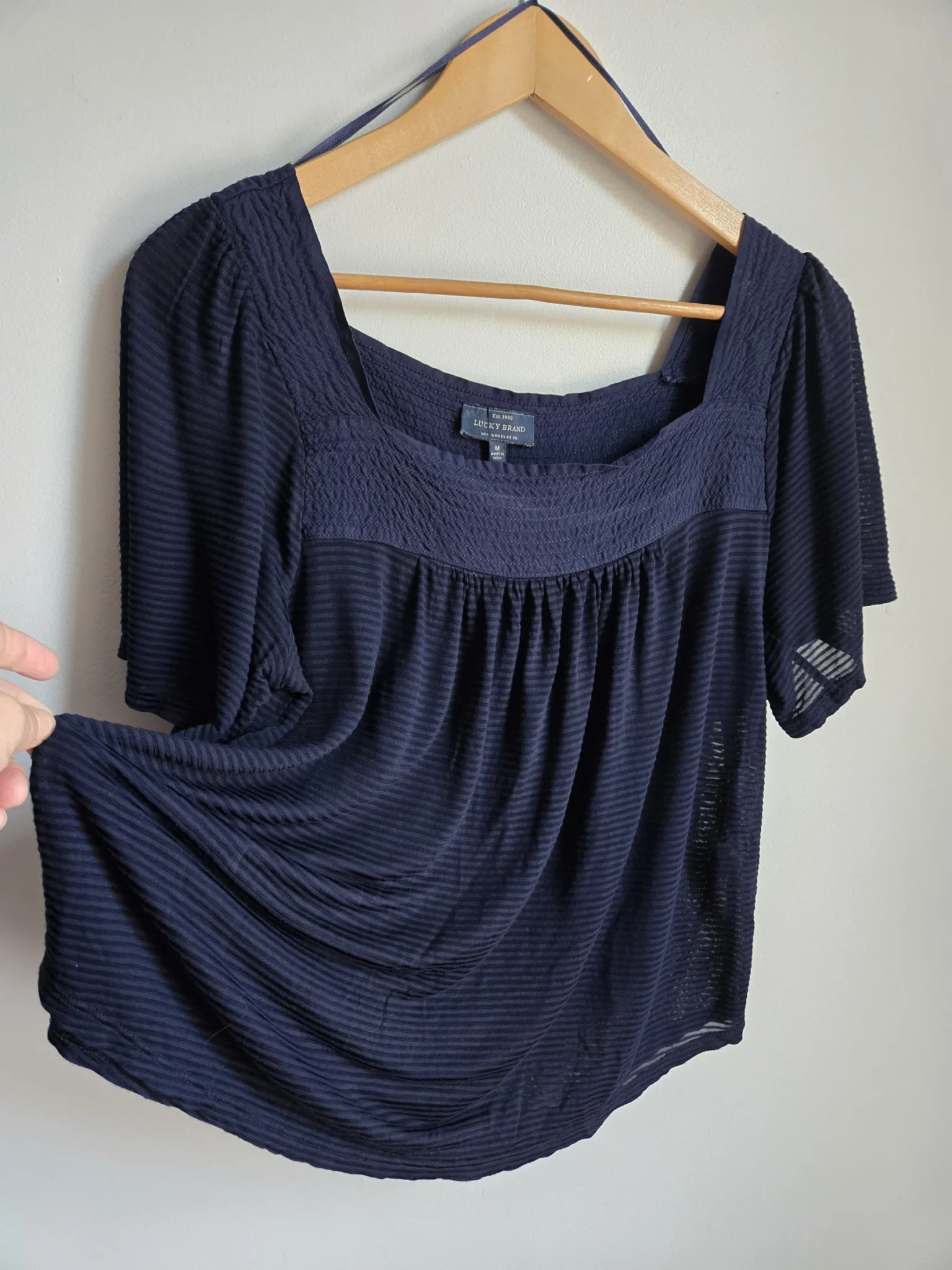 Featured image for Lucky Brand lightweight square neck T-shirt