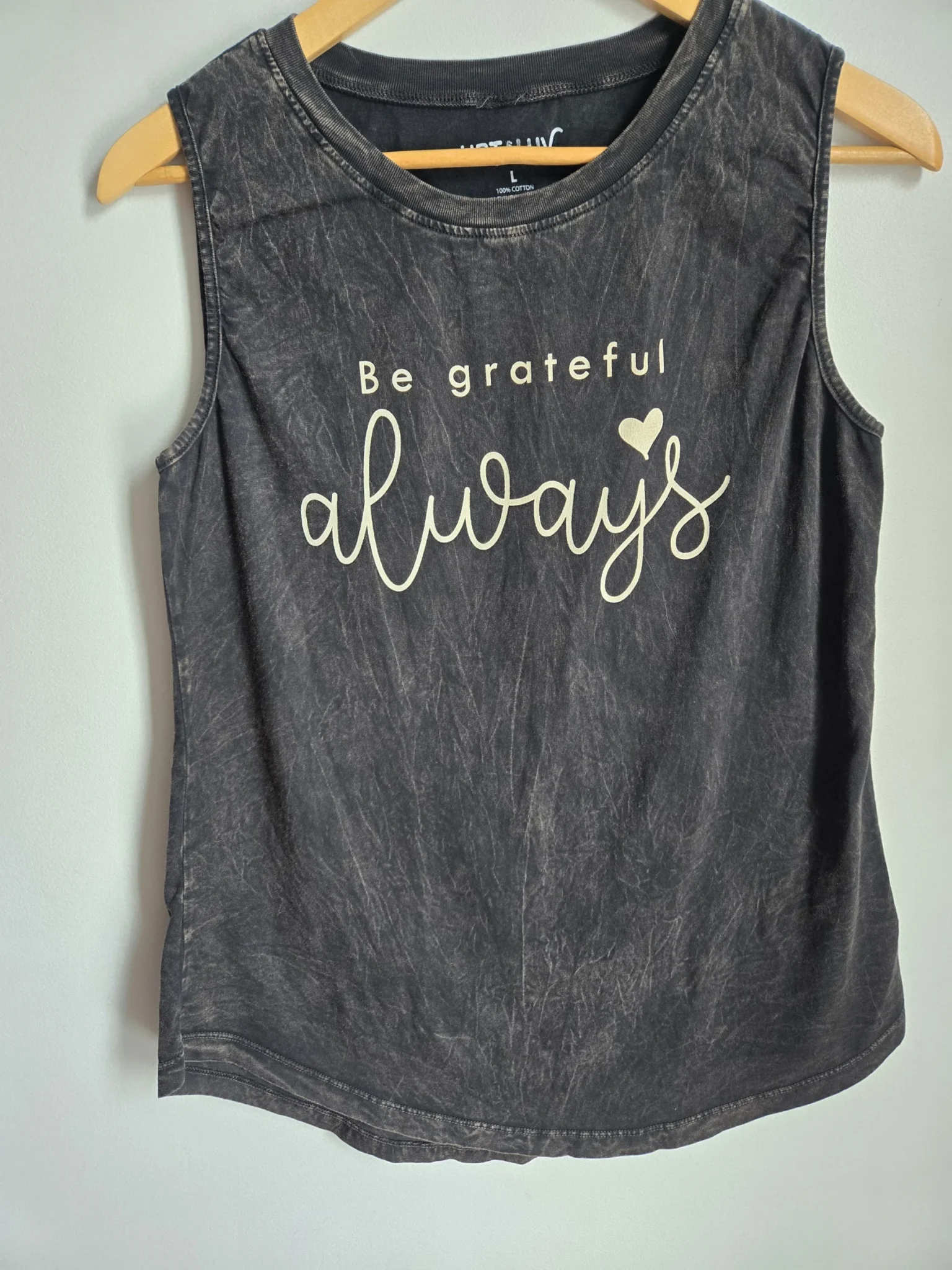 Featured image for Brand new - Camisole "Be grateful always " Hrt & Luv