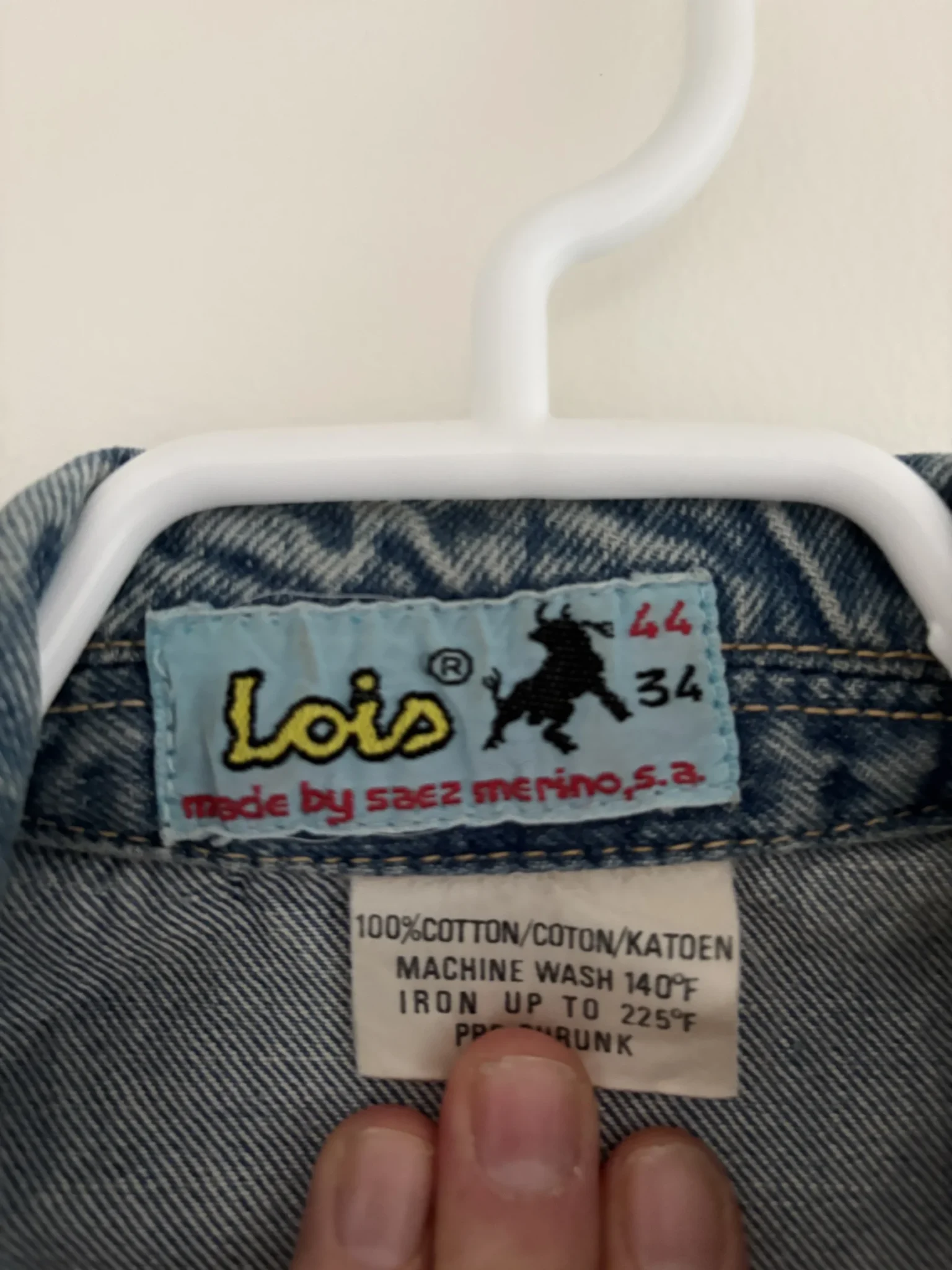 Image for Lois vintage denim jacket