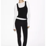 Thumbnail for Basic black camisole Zara M