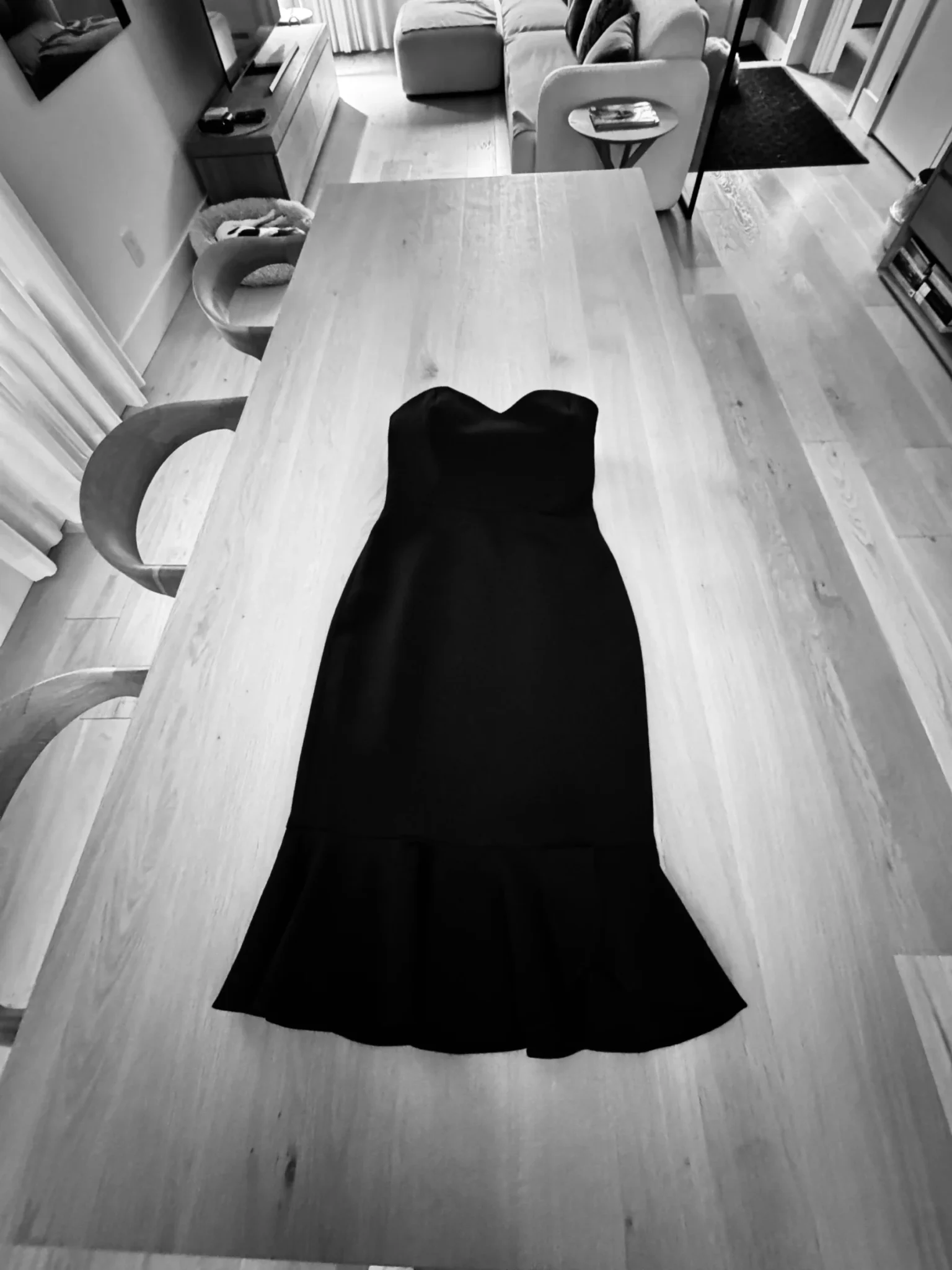 Featured image for BCBG black strapless dress size 8