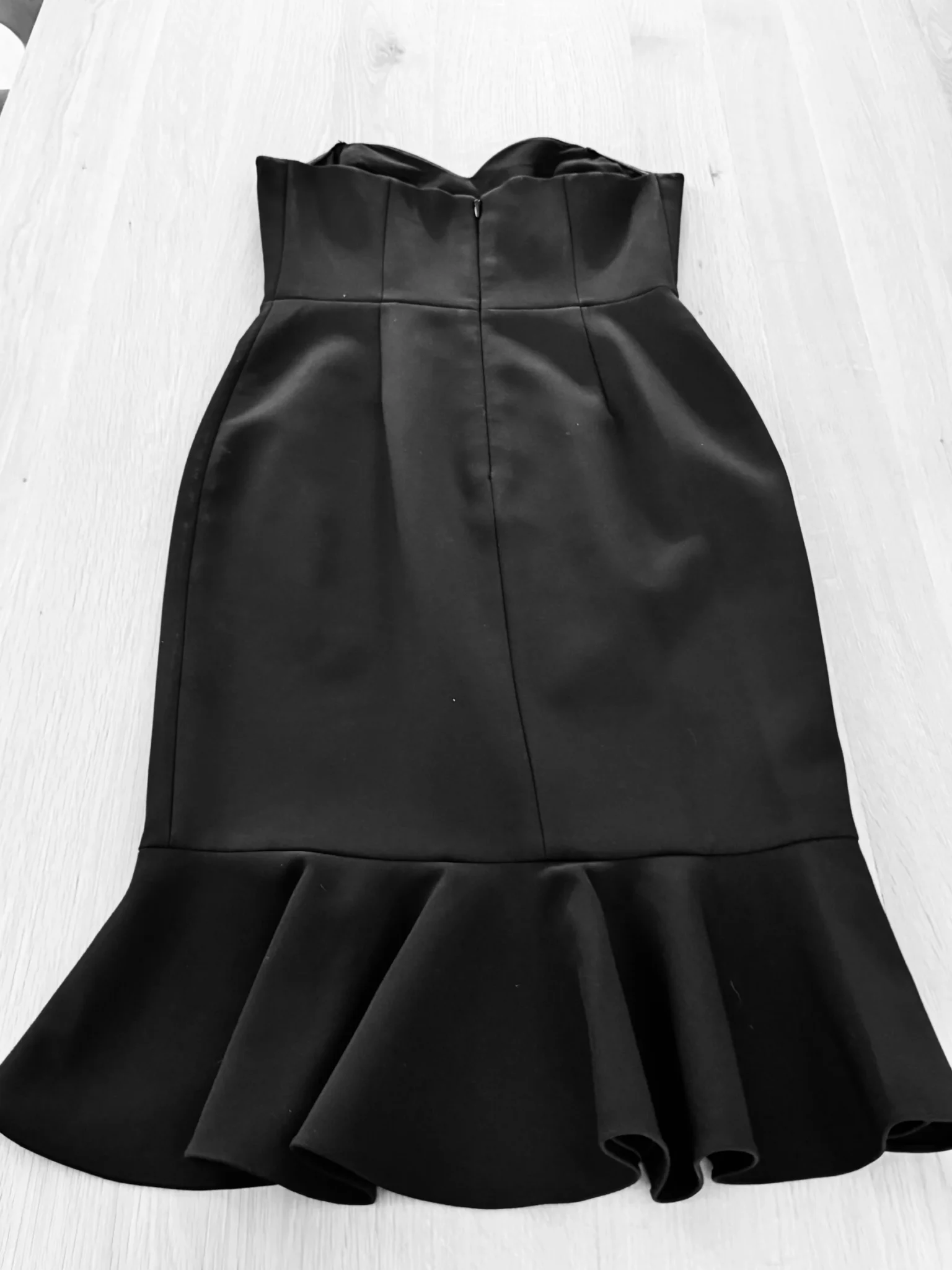 Image for BCBG black strapless dress size 8