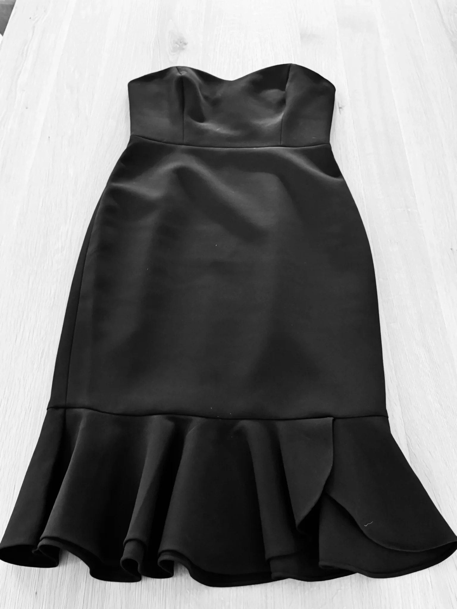 Image for BCBG black strapless dress size 8