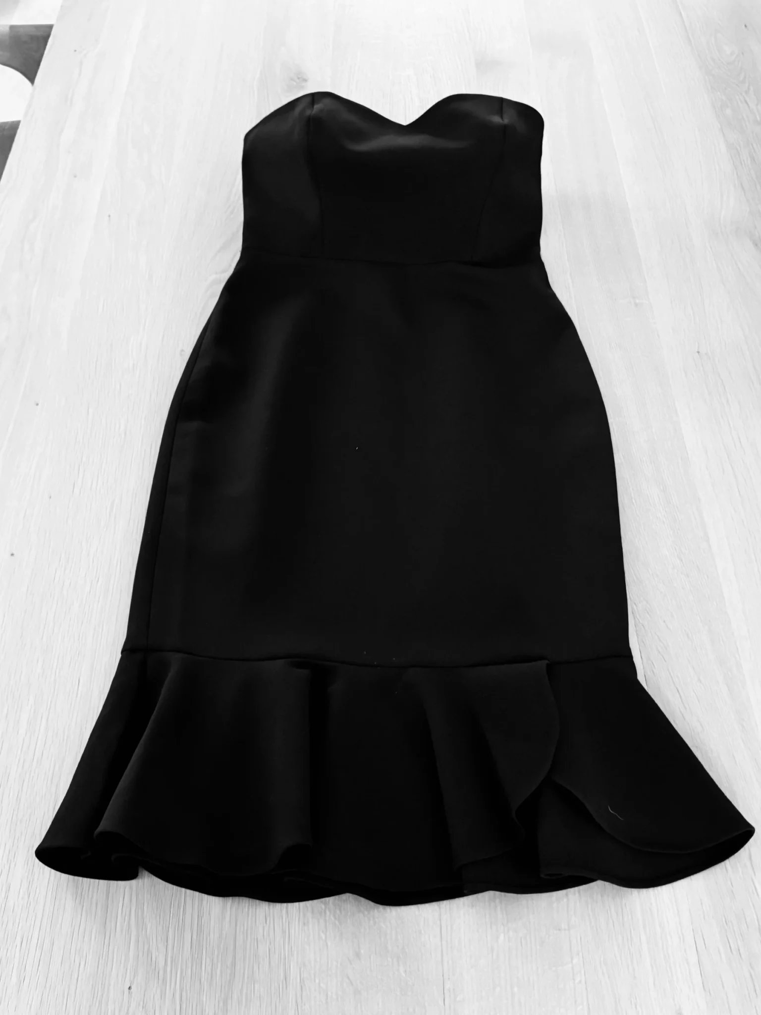 Image for BCBG black strapless dress size 8