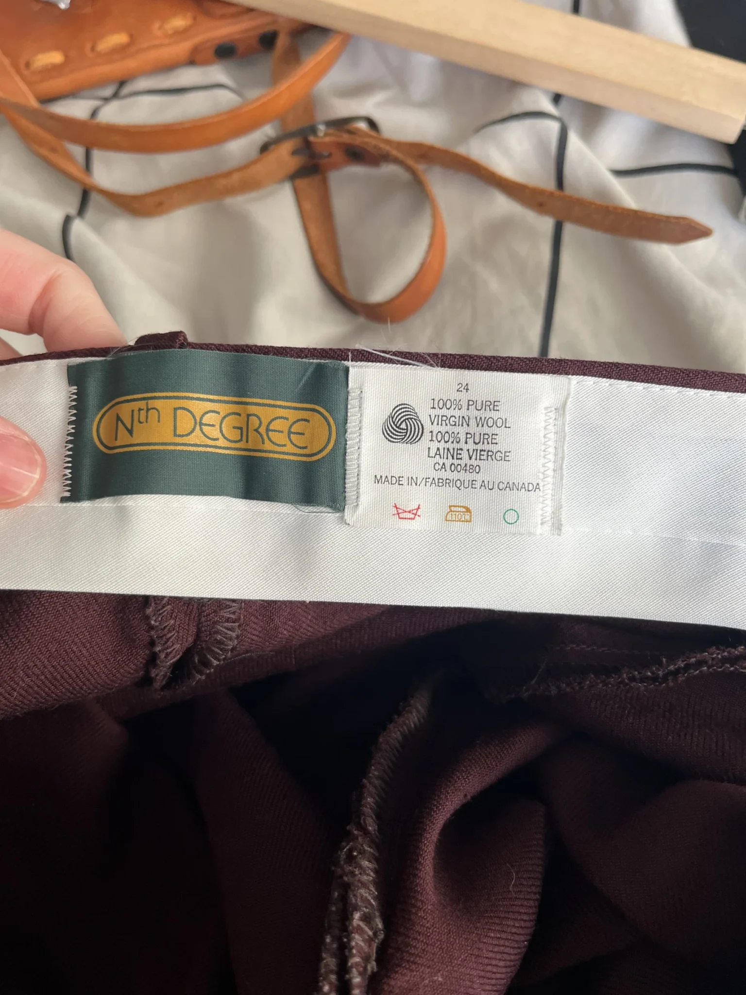 Image for Vintage trousers 100% wool