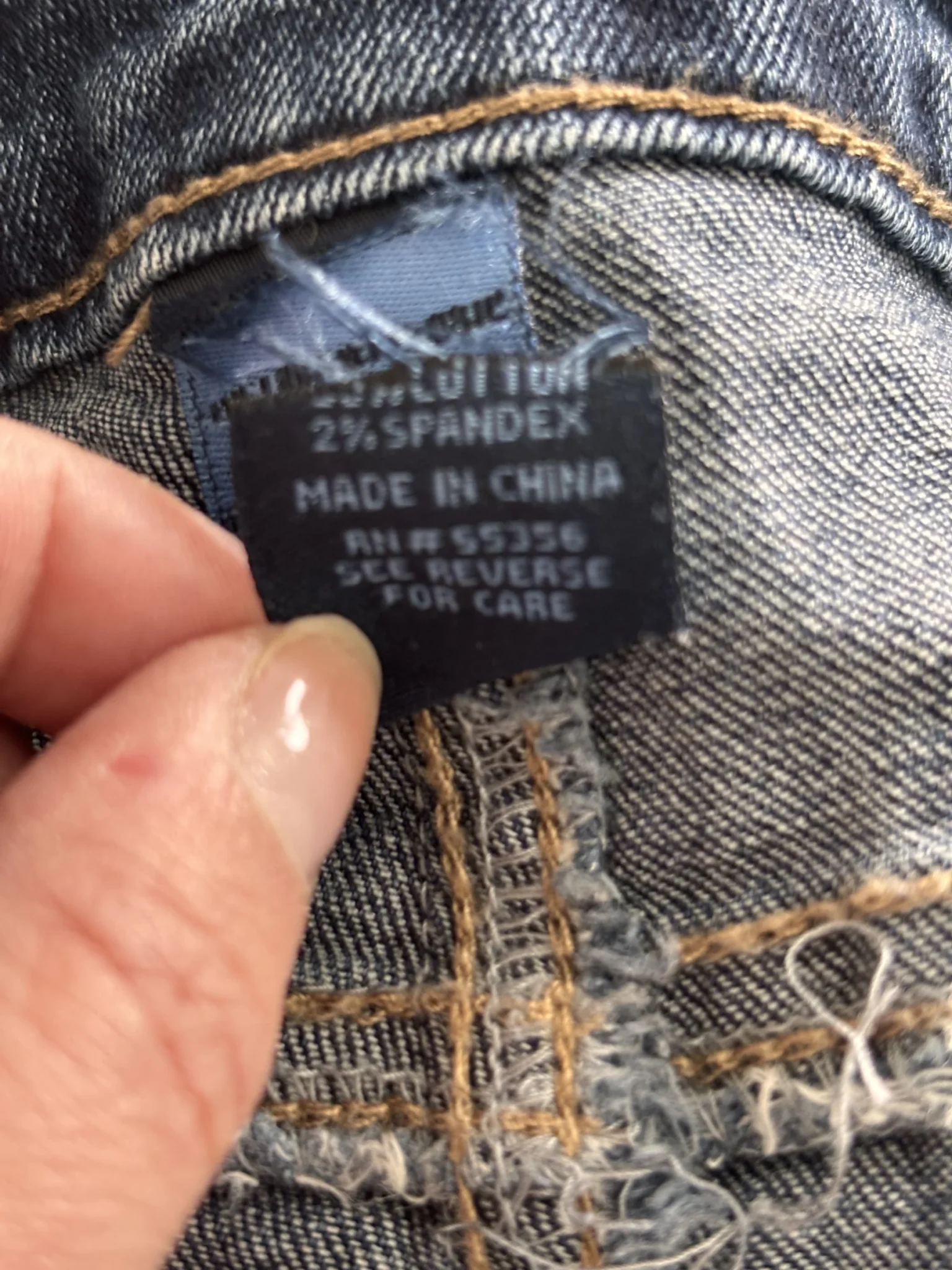 Image for Salopette de jeans ajusté