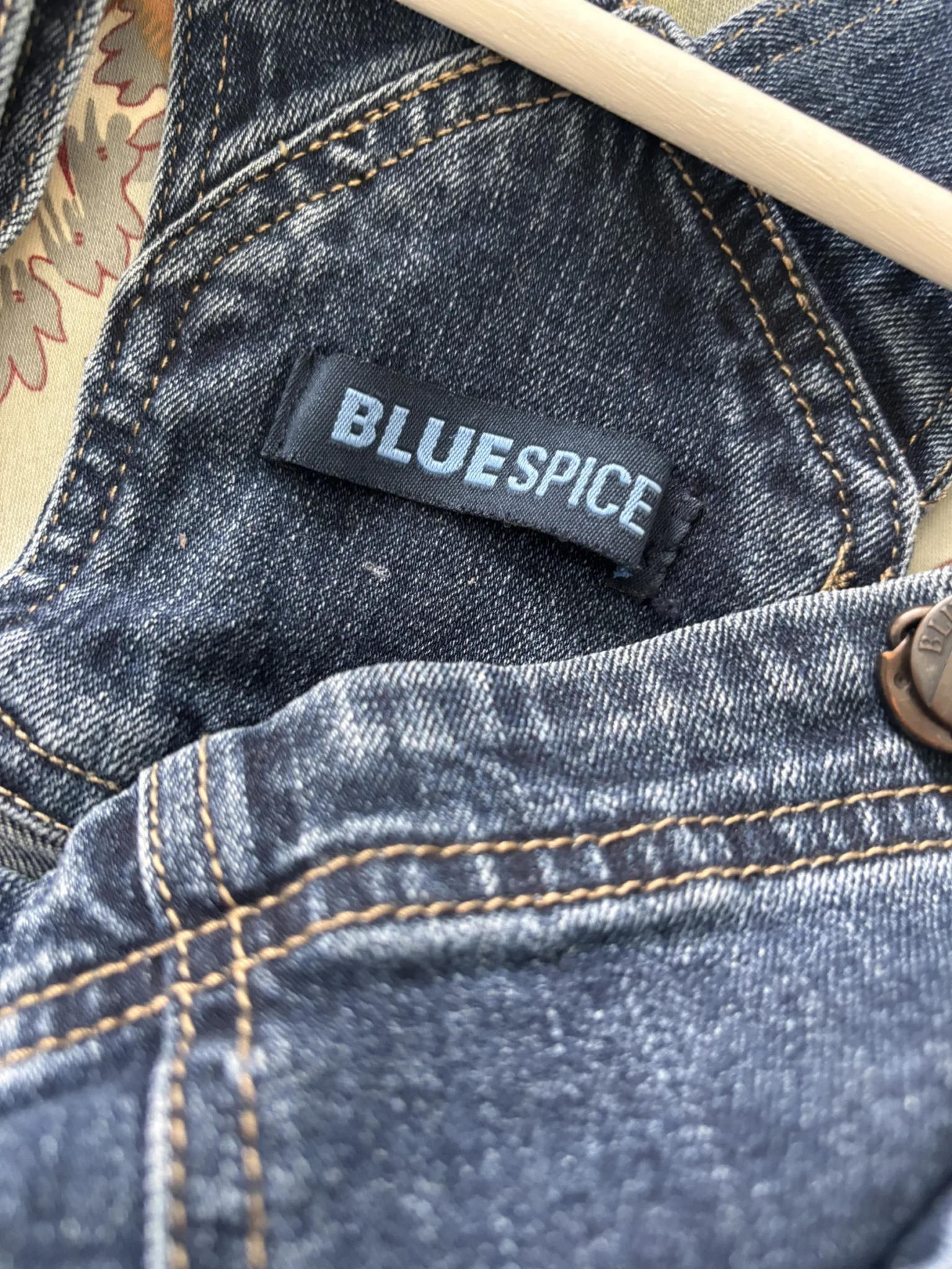 Image for Salopette de jeans ajusté