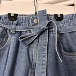 Thumbnail for Jeans avec ceinture en jeans à  la taille