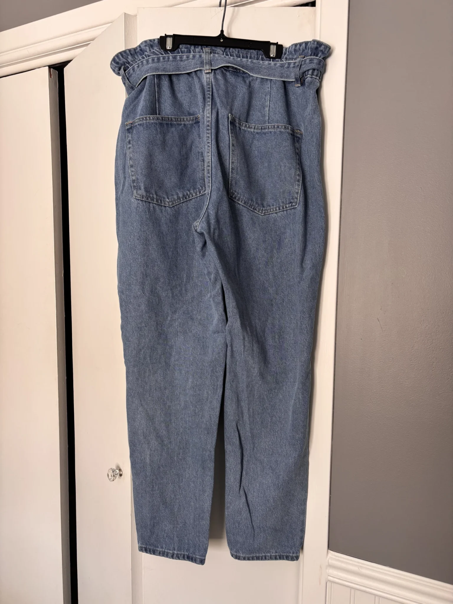 Image for Jeans avec ceinture en jeans à  la taille
