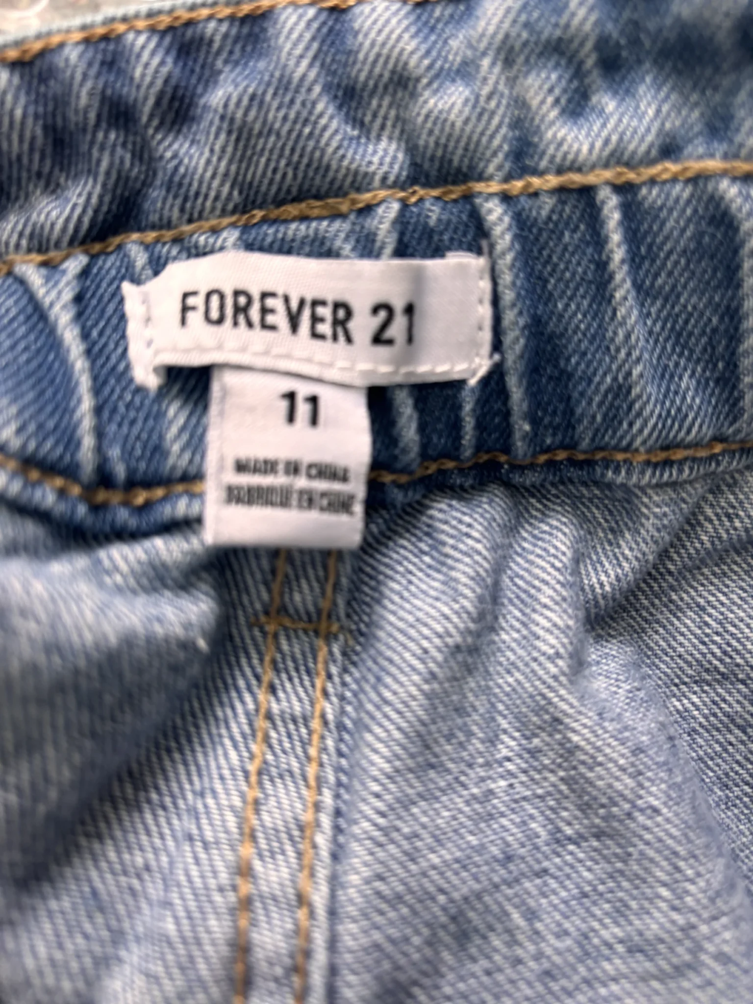 Image for Jeans avec ceinture en jeans à  la taille