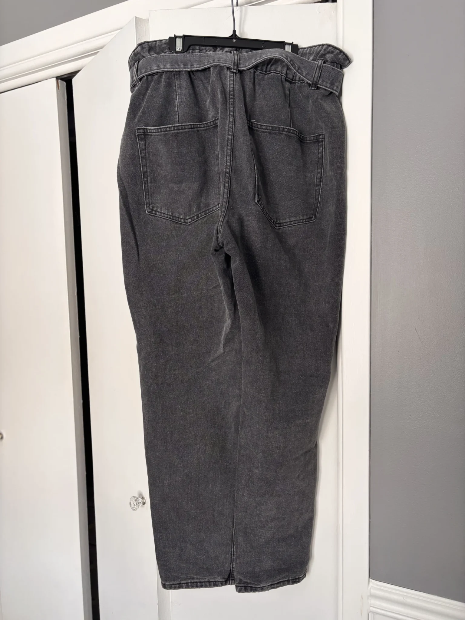 Image for Jeans avec ceinture à nouer