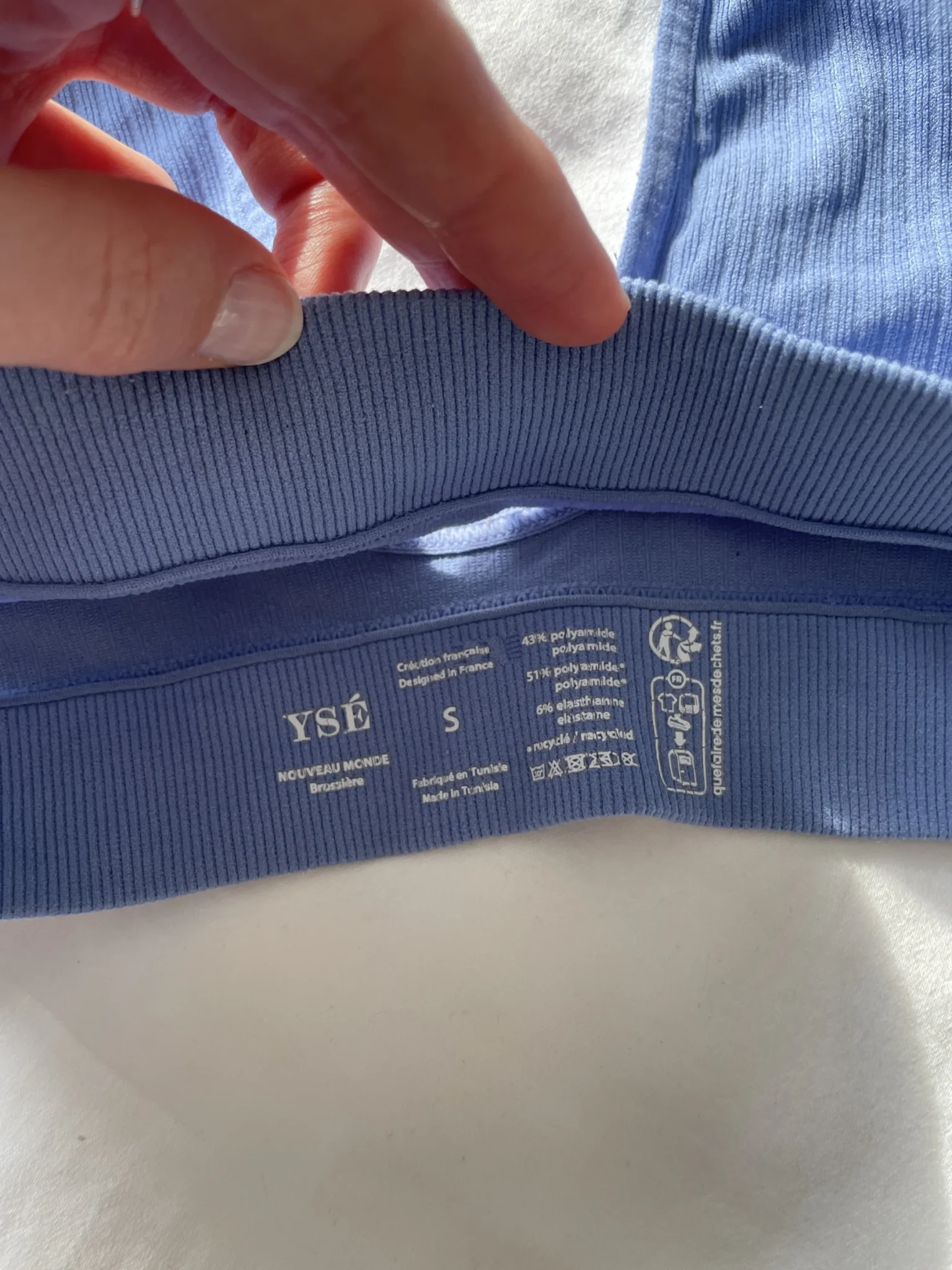 Image for Ysé - Brassière bleue Nouveau Monde