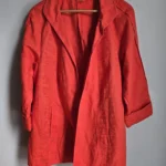 Featured thumbnail for Coral-red spring jacket