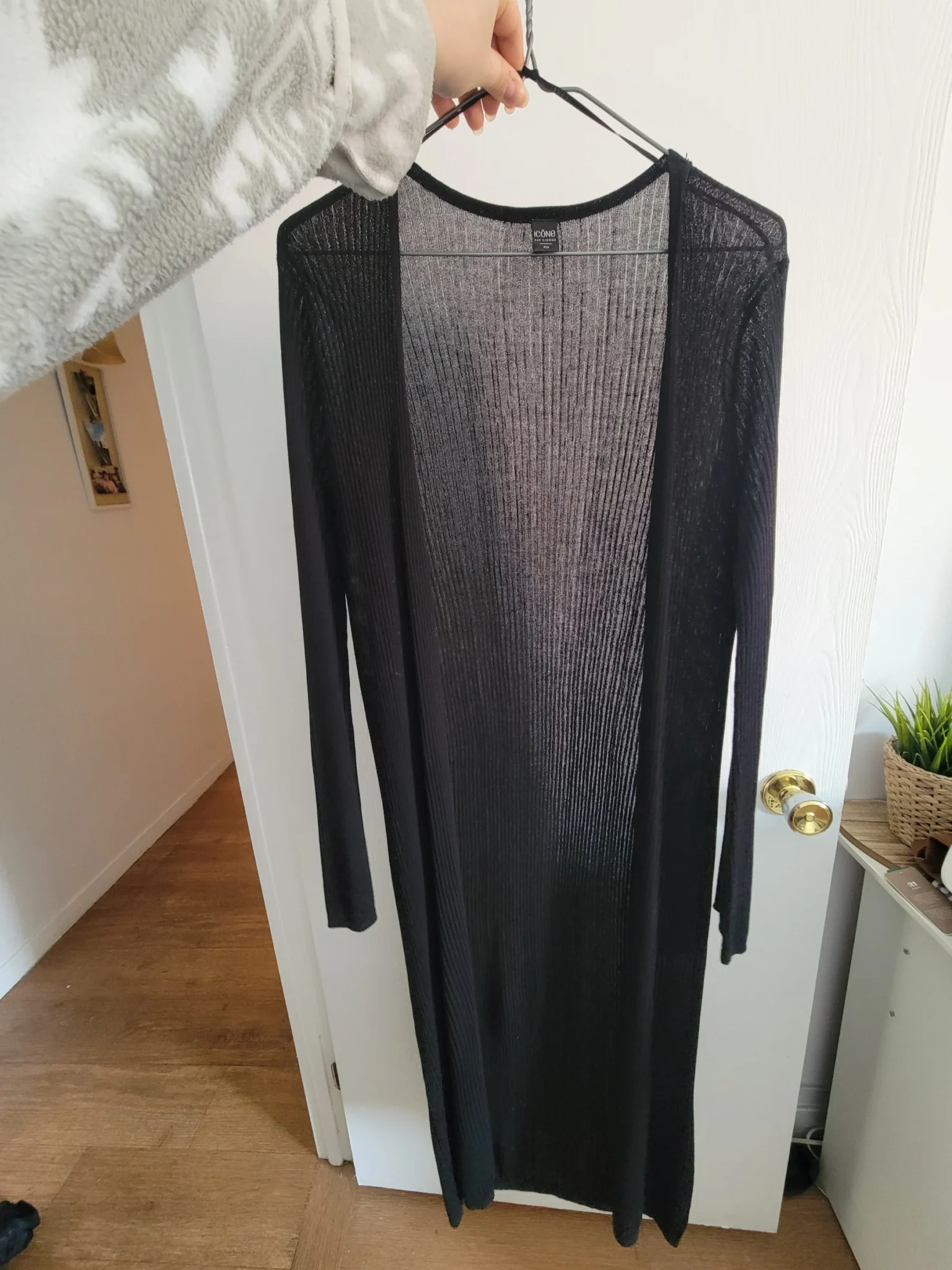 Image for Veste longue avec attache devant