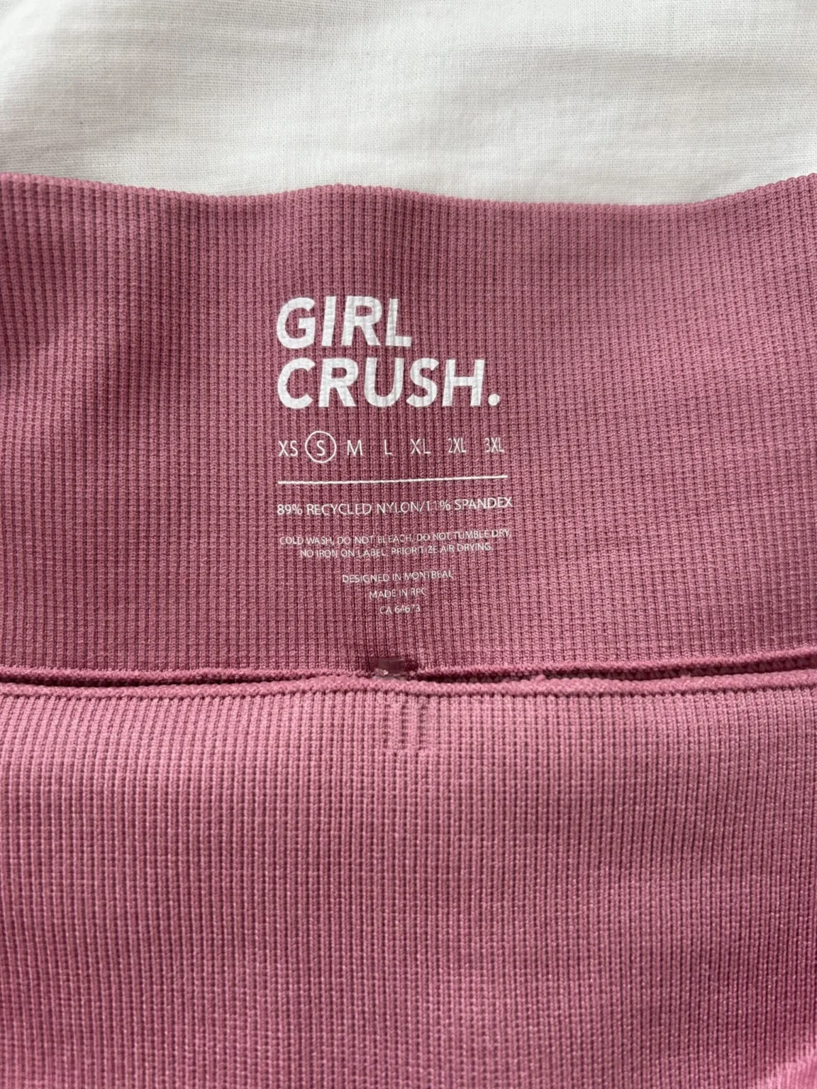 Image for Biker short rose Girl Crush