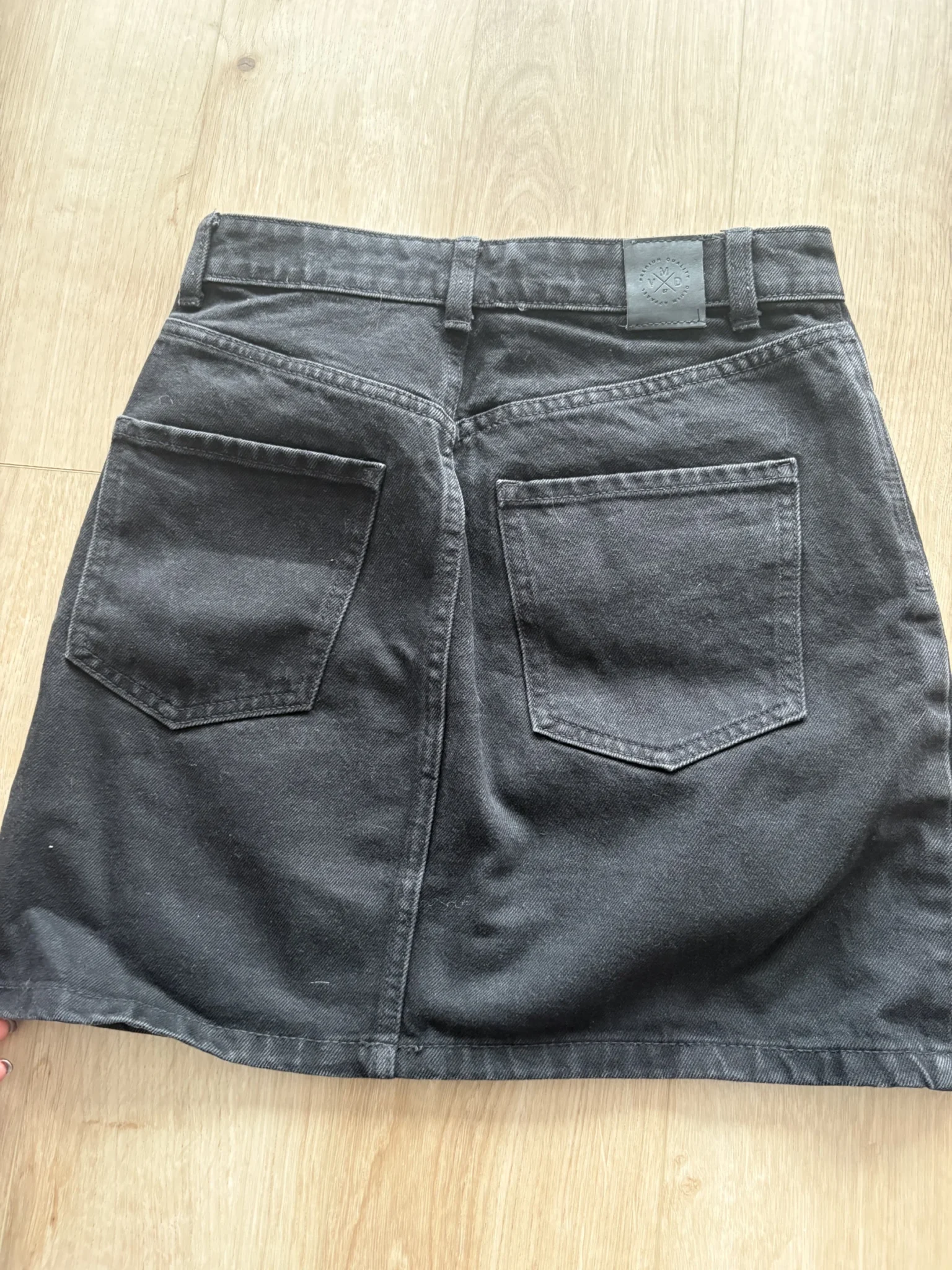 Image for jupe en jeans noire