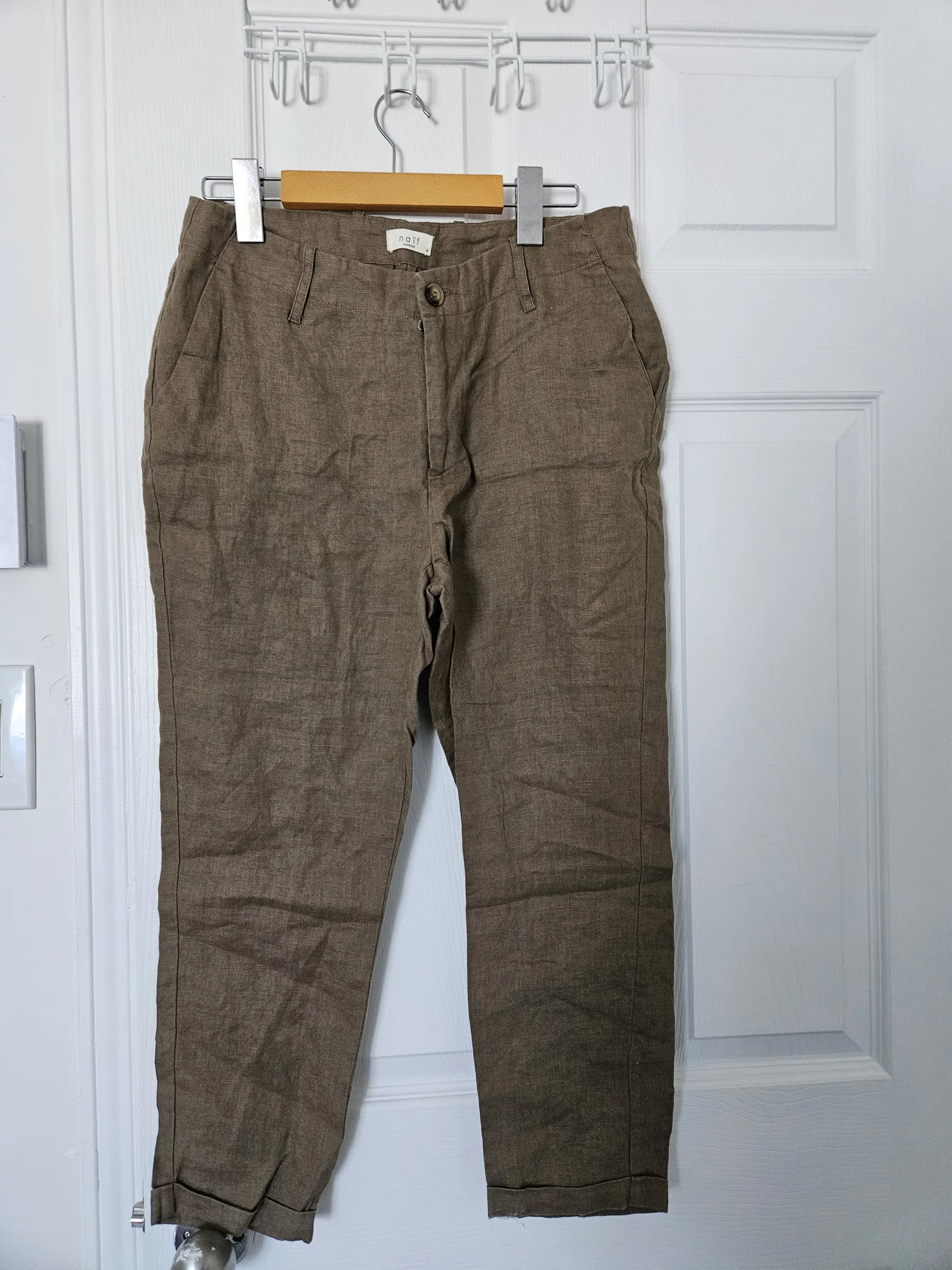 Pantalon 100% lin marque Naïf Naïf seconde main
