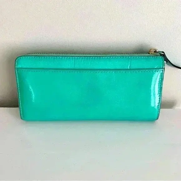 Image for Kate Spade Turquoise Patent Leather Purse