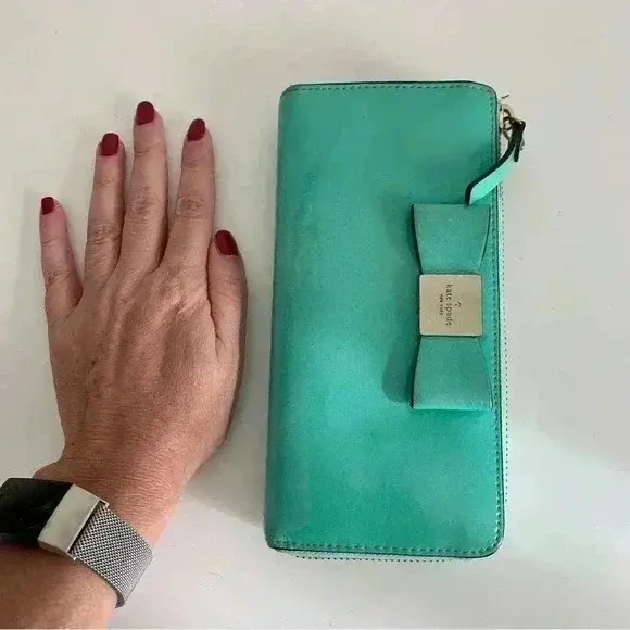 Image for Kate Spade Turquoise Patent Leather Purse