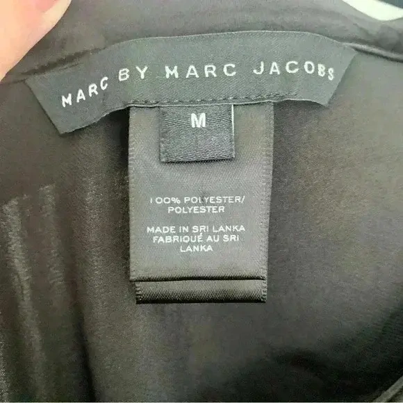 Image for Robe soyeuse noire Marc Jacobs Medium