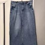 Featured thumbnail for Jupe jeans midi
