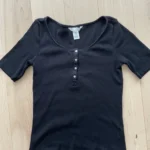 Featured thumbnail for Ribbed crew-neck T-shirt